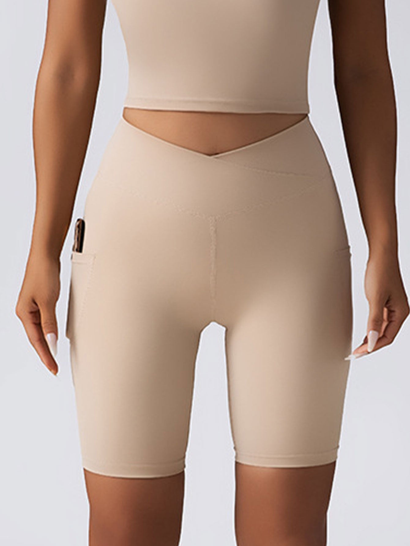 Shorts de vélo sans couture CurveFit avec contrôle du ventre