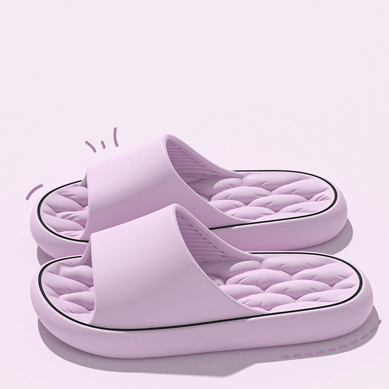 Non-Slip Bathroom Slippers with Thick Sole for Home Comfort