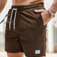 Lace-up Drawstring Corduroy Jogger Shorts for Men