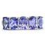 Bague de fiançailles en argent sterling avec tanzanite véritable de 2,65 carats