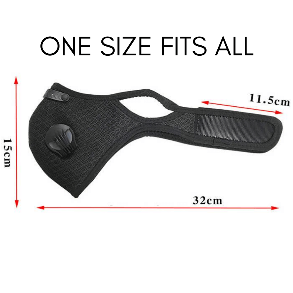 Premium Performance Sports Face Mask with Carbon Filter