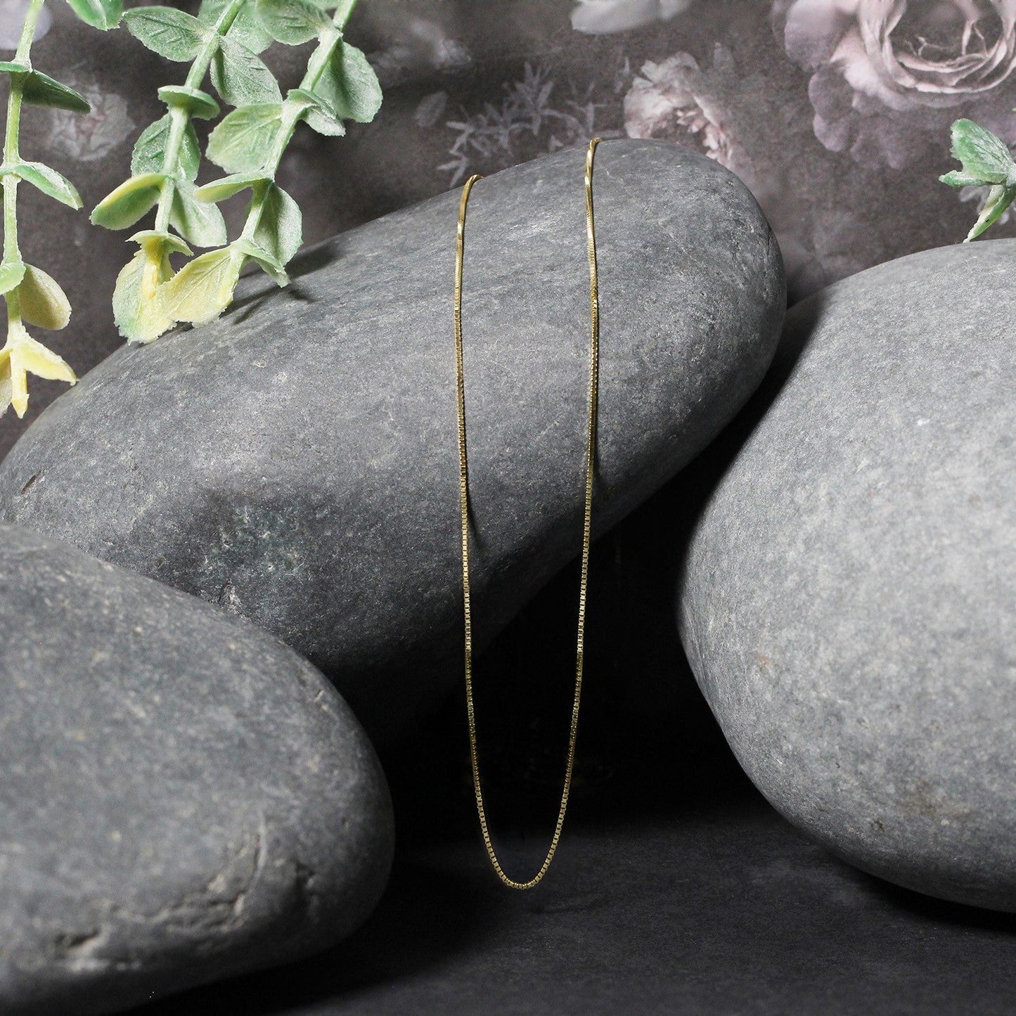 14k Yellow Gold Classic Box Chain - 0.45mm
