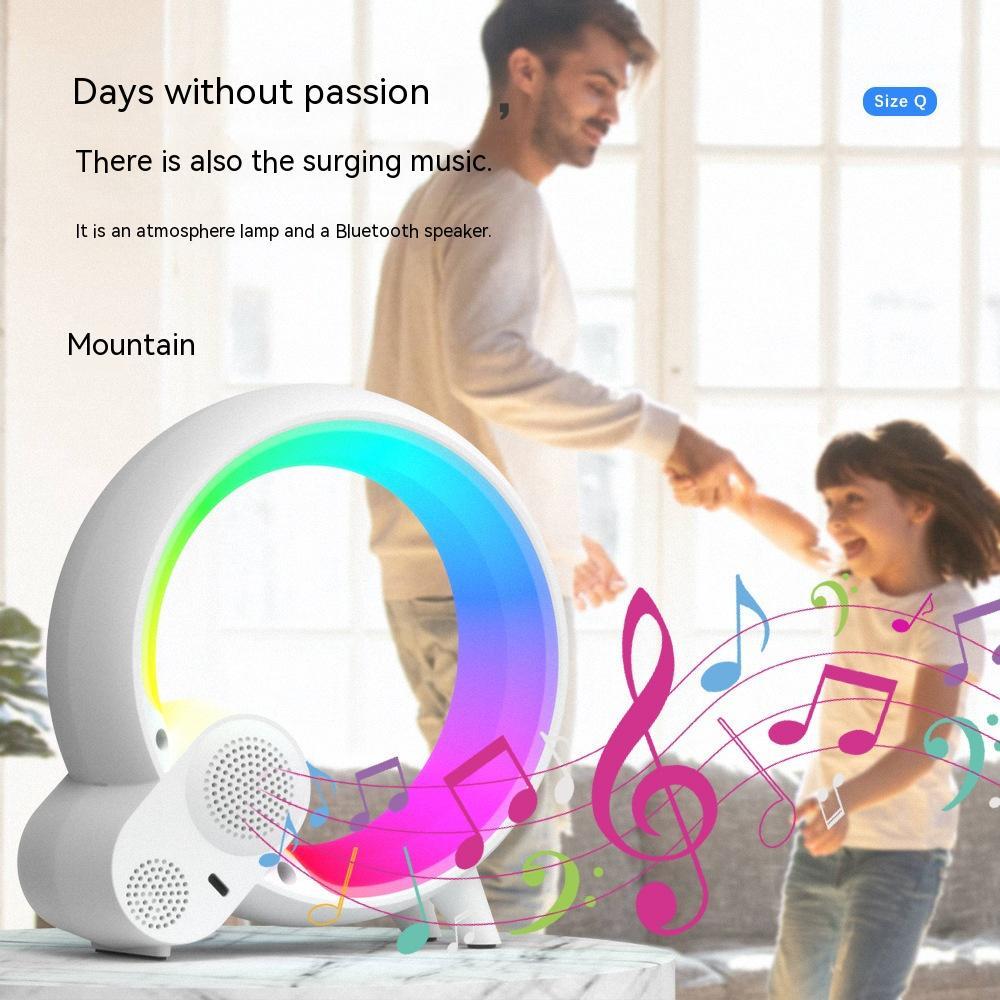 Reloj despertador analógico Creative Q Light con audio Bluetooth