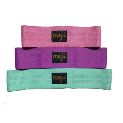 Pack of Three Multi-Color Booty Bands - 3 Sizes & Weights