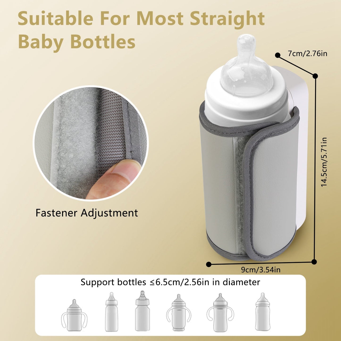 Chauffe-biberon portable USB rechargeable