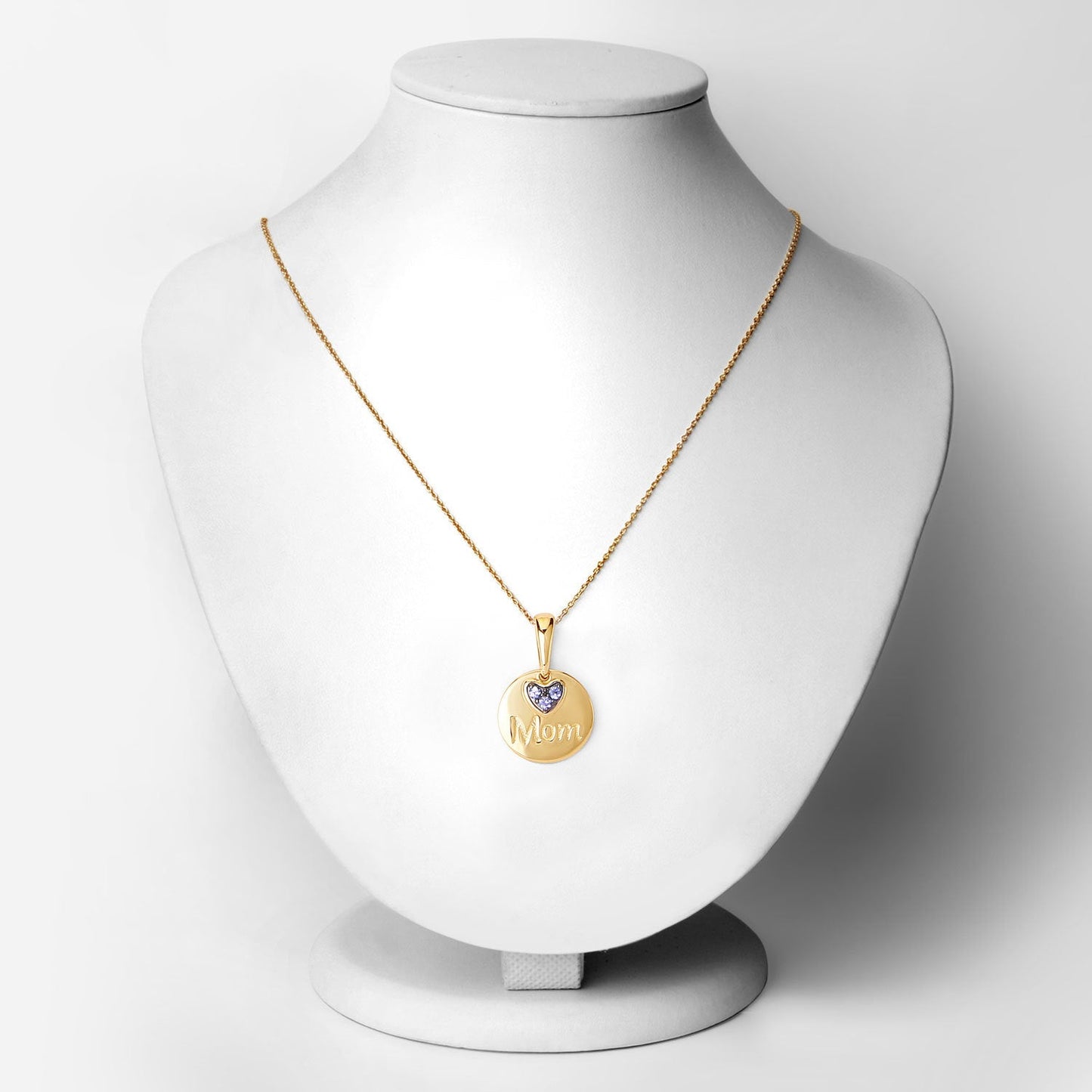 0.21 Carat Genuine Tanzanite Sterling Silver Pendant