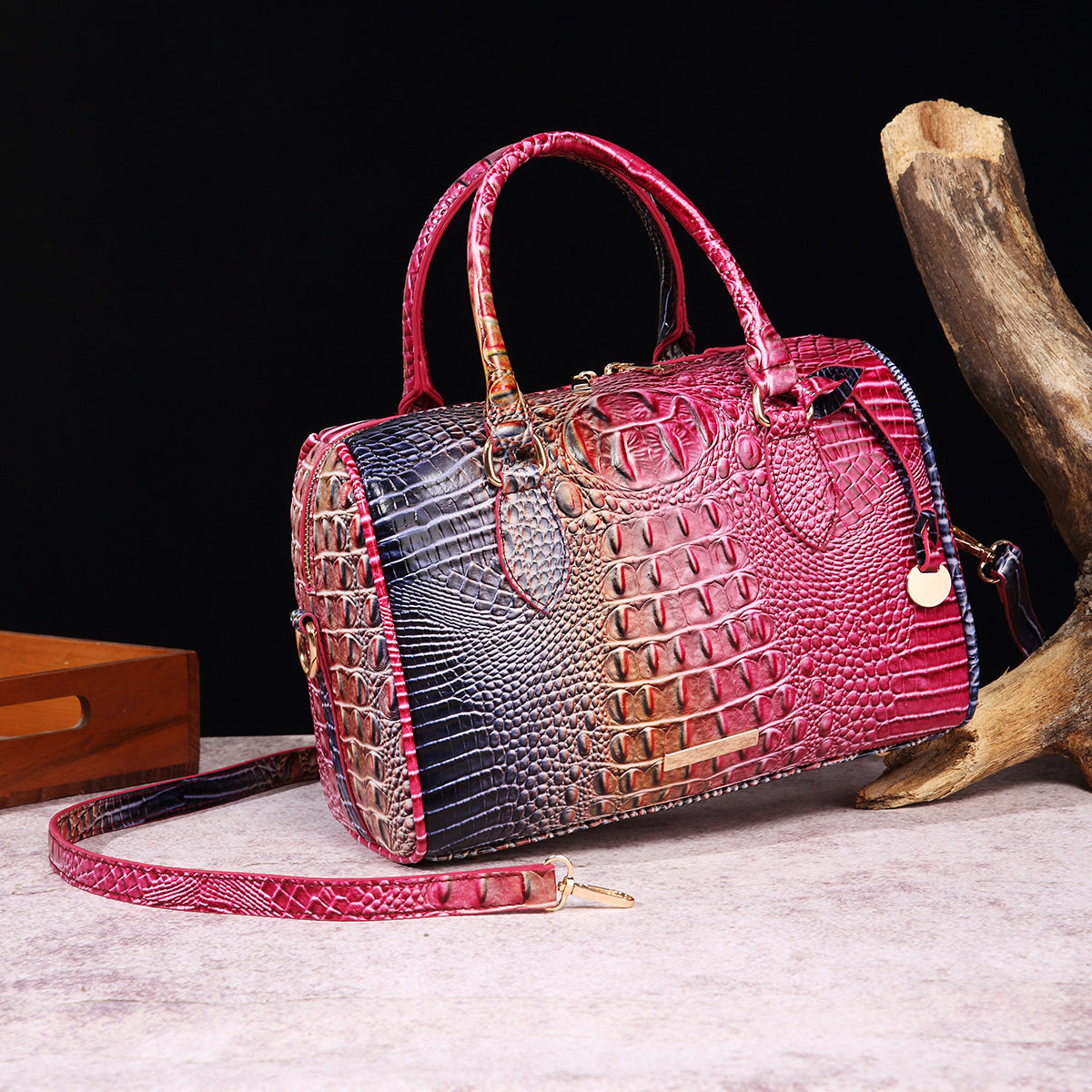 Elegant Retro Women's Crossbody Satchel Bag