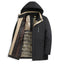 Men's Fleece-Lined Thickened Cotton-Padded Coat