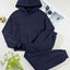 Solid Reverse Seams Hoodie and Joggers Set