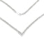Natural 7.00ct Diamond Tennis Necklace in 14KT White Gold