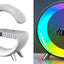 Intelligent G Shaped LED Lamp with Bluetooth Speaker & Wireless Charger