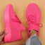 Plus Size Women's Breathable Woven Sneakers