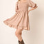 Charming Smocked Ruffled Hem Mini Dress