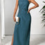 Robe Maxi Sans Manches à Épaule Unique - Vêtements de Soirée Élégants