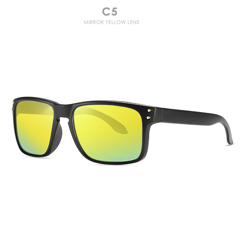 Square Sports Sunglasses for Men and Women - Multi-Color