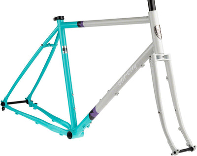 Cadre All-City Gorilla Monsoon - 650b Acier Aqua Seafoam 49cm