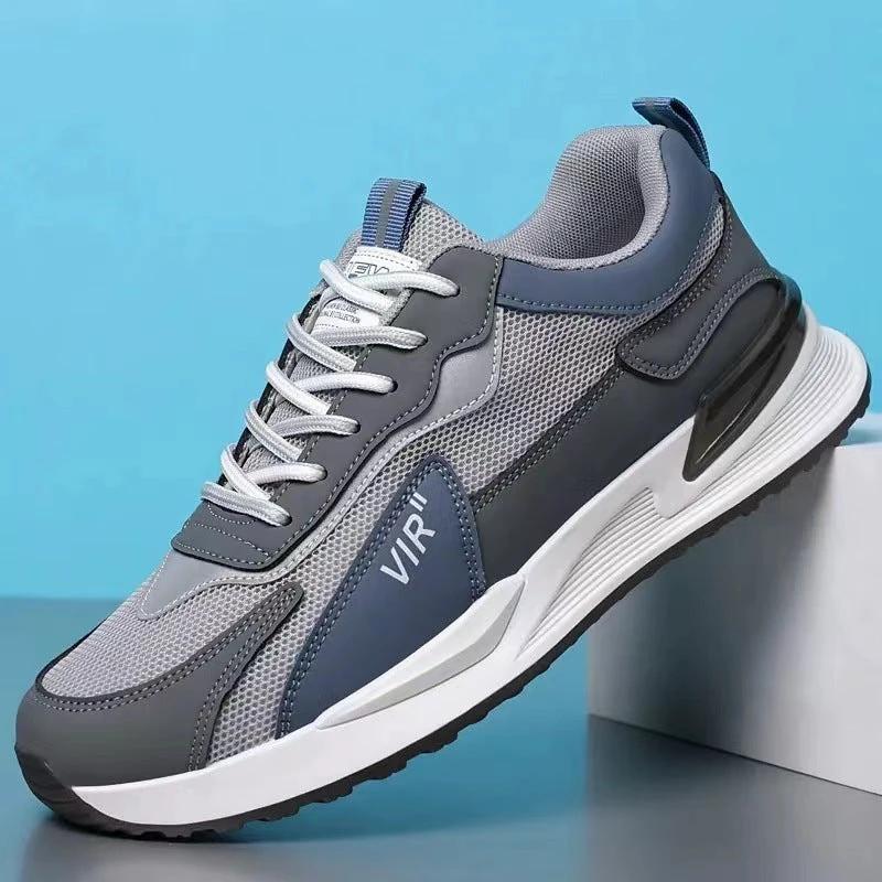 Zapatillas Casual de Malla con Bloques de Color para Hombre