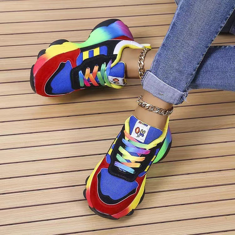Zapatos Papá de Color Primavera y Otoño