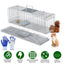 Trampa Humana para Animales Vivos - 27x7.5x8in Trampa de Acero Plegable