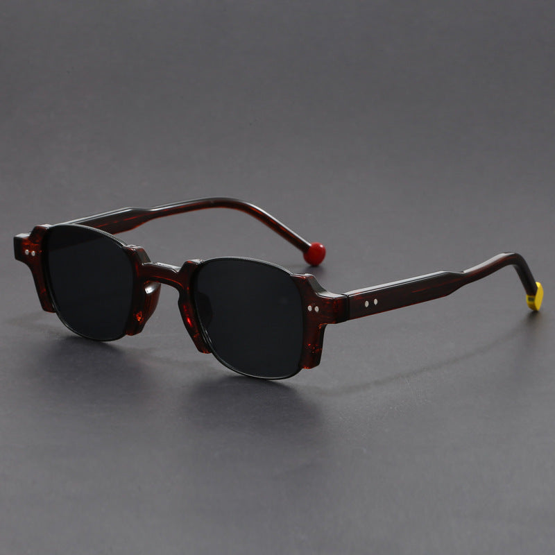 Retro Square Frame Sunglasses - European & American Style
