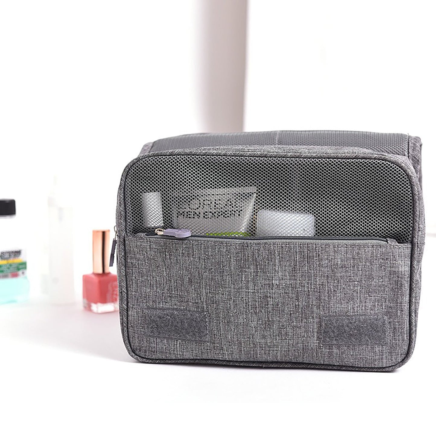 Premium Travel Hanging Toiletry Bag - Waterproof Organizer