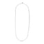 Collier en Chaîne Paperclip en Argent Sterling Plaqué Rhodium
