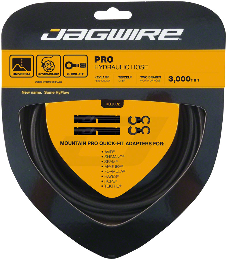 Kit de Manguera de Freno de Disco Hidráulico Jagwire Pro - 3000mm Negro Stealth