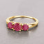 1.15 Carat Genuine Ruby 14K Yellow Gold Engagement Ring