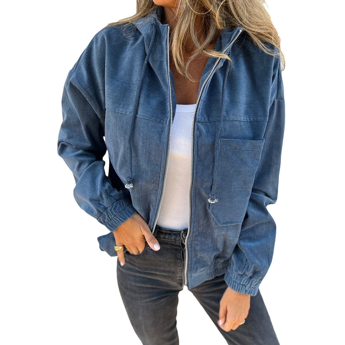 Veste décontractée à manches longues pour femmes