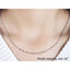 14k White Gold Singapore Chain - 1.7mm