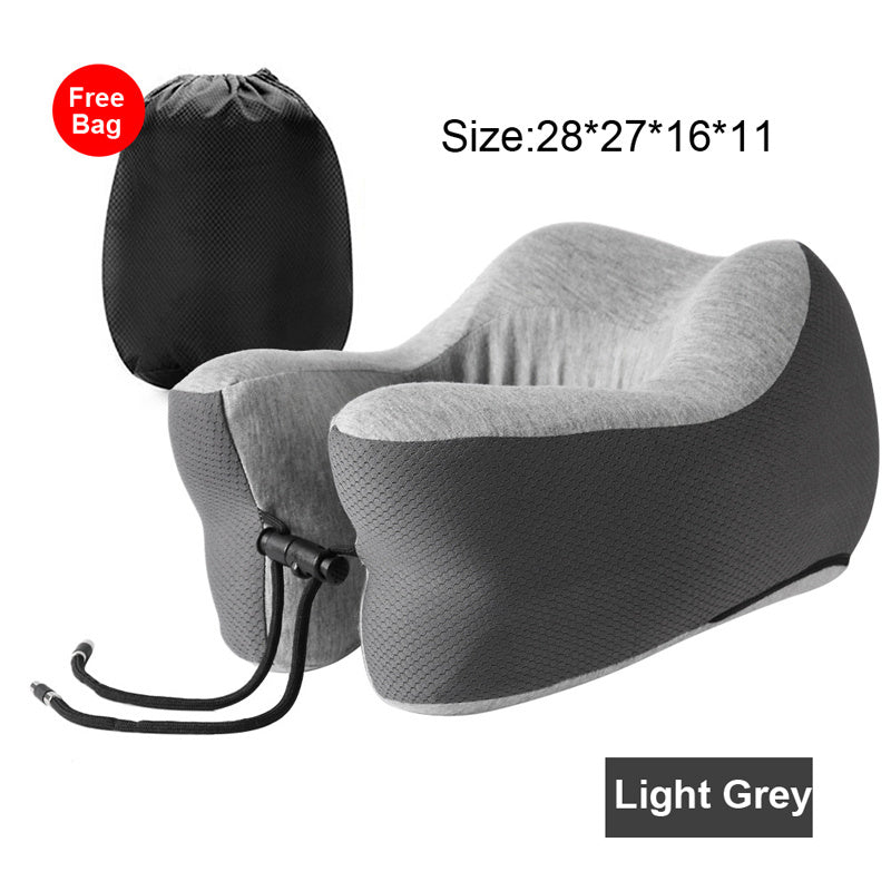 Travel Slow Rebound Memory Foam U-Shaped Pillow