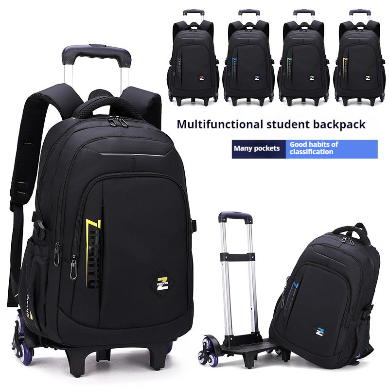 Fashion Six-Wheel Large Capacity Student Trolley Bag