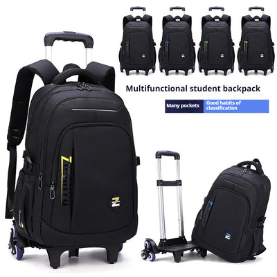 Fashion Six-Wheel Large Capacity Student Trolley Bag