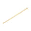 10K Yellow Gold Plated Sterling Silver Diamond XOXO Bracelet - Size 7.25"