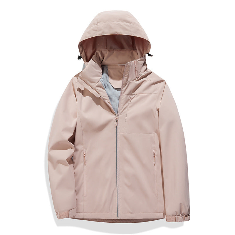 Chaqueta Premium Impermeable y a Prueba de Viento con Forro de Forro Polar