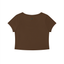 Camiseta corta ajustada de color sólido para mujer Loki & Ivy