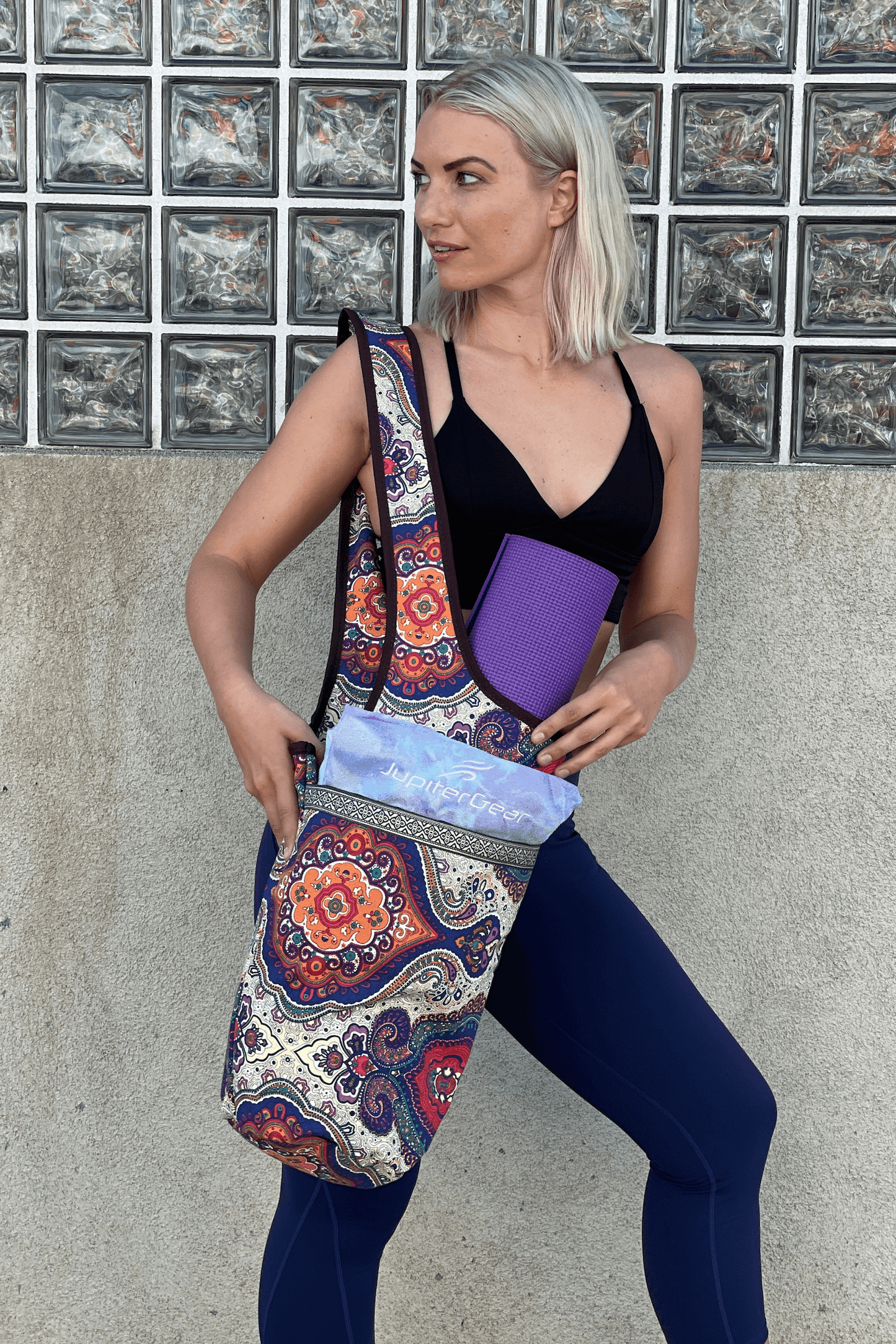 Sac de transport pour tapis de yoga JupiterGear avec grandes poches