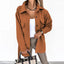 Chaqueta Elegante con Solapa y Cinturón para Mujeres - Abrigo Casual de Primavera Otoño