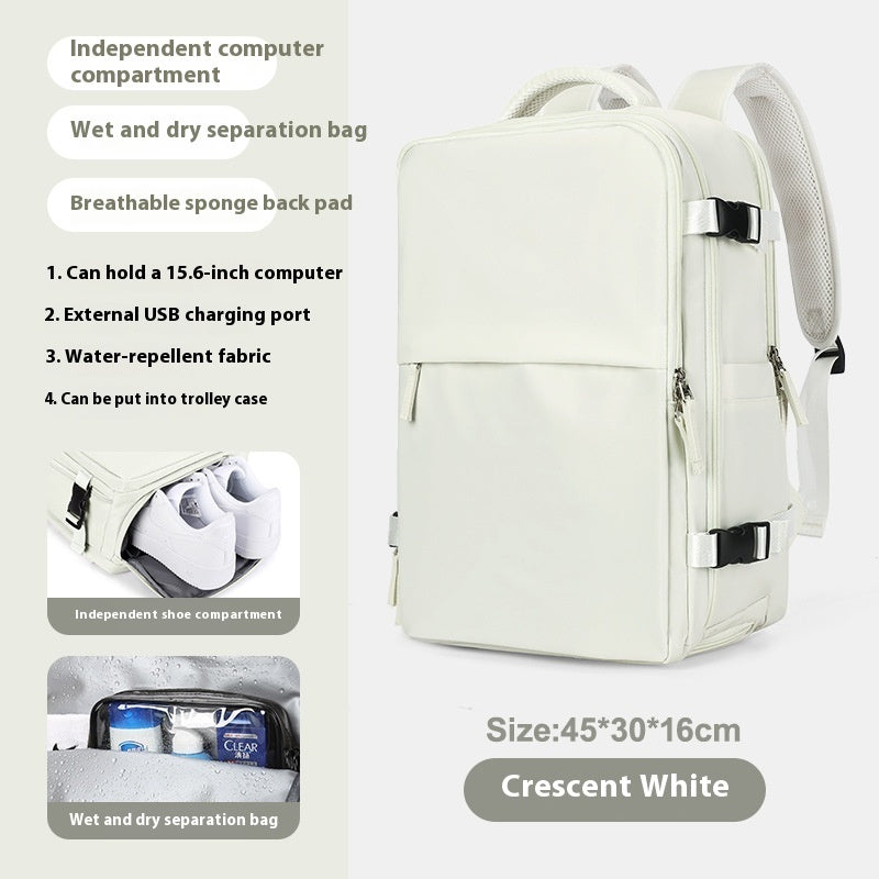 Mochila Expandible Premium para Viajes y Negocios