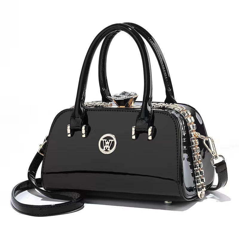 Clutch de Noche Multi-Funcional Elegante con Adornos de Diamante