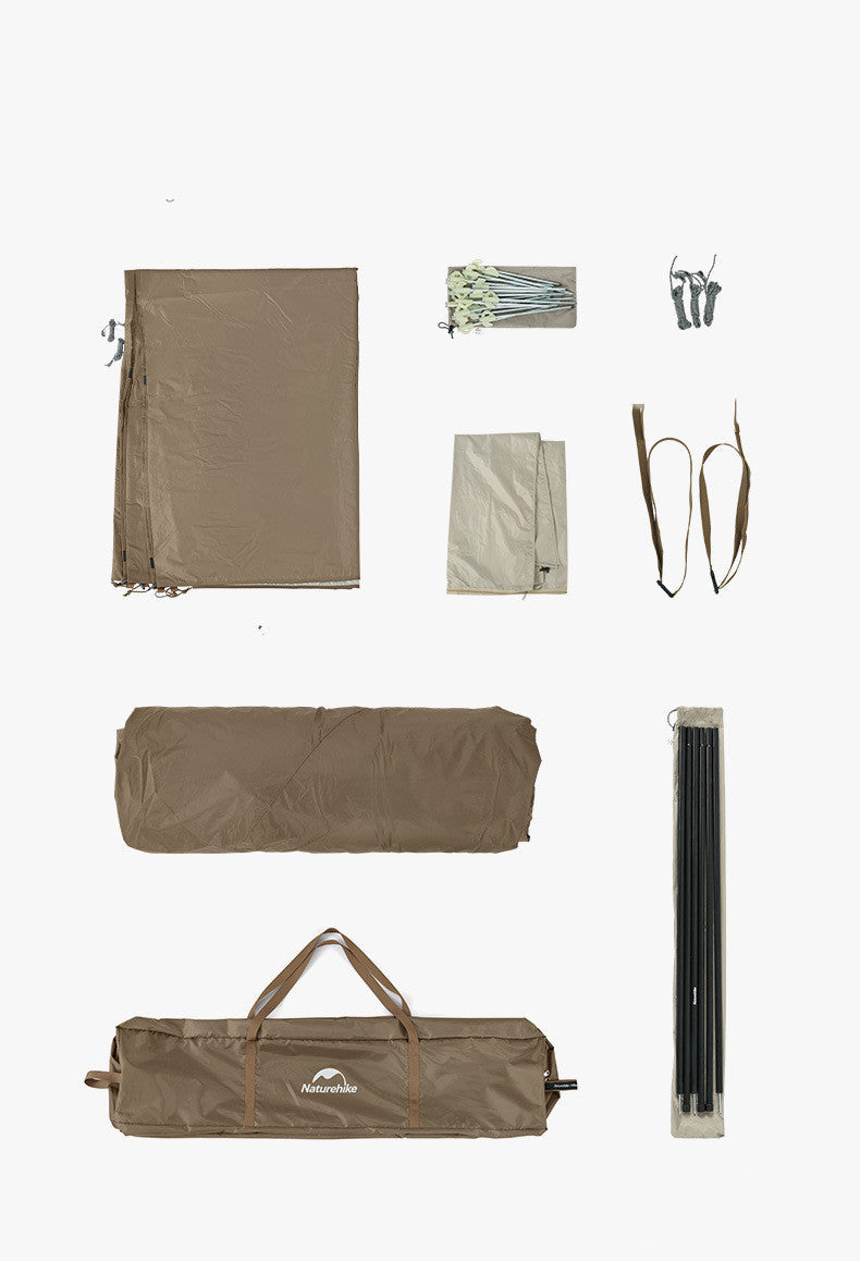 Camping Outside Two Rooms One Hall Ridge Automatic Tent Waterproof - Korvel