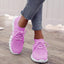 Zapatillas de Plataforma Altas con Cordones Transpirables para Mujer