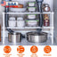 2-Tier Under Sink Organizer - Adjustable Kitchenware Storage Rack