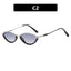 Gafas de sol de metal con marco pequeño y elegante