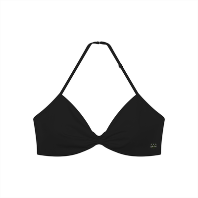 Soutien-gorge de sport à col halter froncé Loki & Ivy