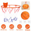 Balón de baloncesto silencioso con aro - Balón de entrenamiento de bajo ruido para interiores