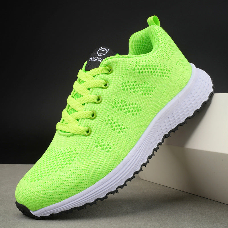 Plus Size Women's Fly-Knit Mesh Sneakers