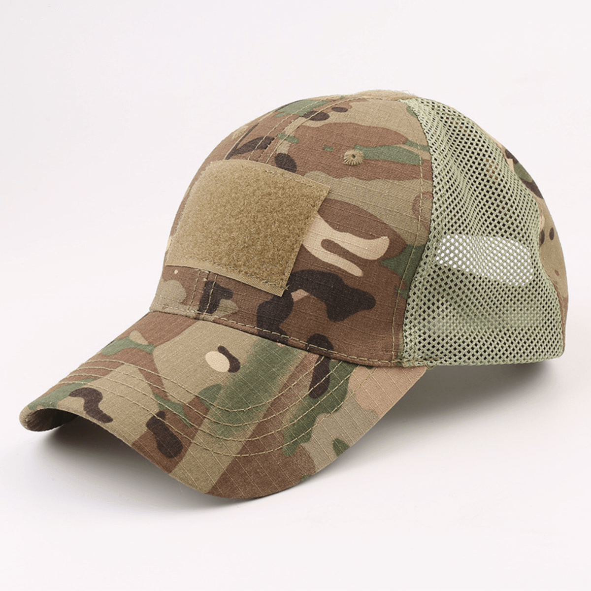 Casquette à patch de style tactique avec sangle réglable