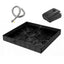 Portable Shower Pan - 41x41in Collapsible Basin for Outdoor Use