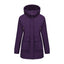 Parka acolchada de forro polar impermeable premium para mujeres